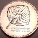 Gem Unc Fiji 2001 2 Cents~Palm Fan~Very Sharp Coin~Elizabeth II~Free Shipping Gem Unc Fiji 2001 2 Cents~Palm Fan~Very Sharp Coin~Elizabeth II~Free Shipping