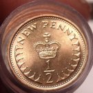 Gem Unc Roll (50) Great Britain 1971 Half Penny's~1st Year Ever Minted~Free Ship