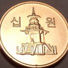 Gem Brilliant Unc South Korea 2011 10 Won~Pagoda at Pul Guk Temple~Free Shipping
