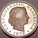 Rare Cameo Proof Switzerland 1979 5 Rappen~Only 10,000 Minted~Proofs R Best~Fr/S Rare Cameo Proof Switzerland 1979 5 Rappen~Only 10,000 Minted~Proofs R Best~Fr/S