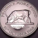 Massive Rare Proof Uganda 1968 FAO Issie 5 Shillings~Incredible~5,000 Minted~F/S Massive Rare Proof Uganda 1968 FAO Issie 5 Shillings~Incredible~5,000 Minted~F/S