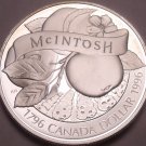 Silver Proof Canada 1996 Mcintosh Apple Dollar~Only 133,779 Minted~Free Shipping Silver Proof Canada 1996 Mcintosh Apple Dollar~Only 133,779 Minted~Free Shipping