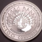 Extremely Rare Silver Proof Nicaragua 1975 100 Cordobas~Earthquake~Free Shipping