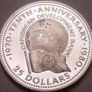 Exremely Rare Silver Proof Belize 1980 $25~Caribbean Development~2,647 Minted~FS Exremely Rare Silver Proof Belize 1980 $25~Caribbean Development~2,647 Minted~FS