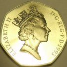 Huge Cameo Proof Great Britain 1993 50 Pence~Proofs Are The Mints Best Work~F/Sh