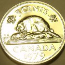 Proof Canada 1979 5 Cents~Beaver Nickel~Excellent~Free Shipping