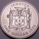 Rare Gem BU Jamaica 1973 Dollar~Only 10,000 Minted~Excellent~Free Shipping
