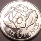 Rare Proof Zambia 1964 6 Pence~Only 5,000 Minted~Morning Glory~Free Shipping Rare Proof Zambia 1964 6 Pence~Only 5,000 Minted~Morning Glory~Free Shipping