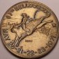 Massive 1971 Helldorado Vegas Medallion~Hoover Dam~Good For One Belt~Free Ship