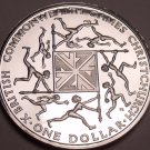 Rare Silver Proof New Zealand 1974 Dollar~Commonwealth Games~ChristChurch~Fr/Sh Rare Silver Proof New Zealand 1974 Dollar~Commonwealth Games~ChristChurch~Fr/Sh