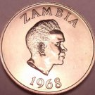 Rare Proof Zambia 1968 5 Ngwee~Morning Glory~Extreme Low Mintage 4,000~Free Ship Rare Proof Zambia 1968 5 Ngwee~Morning Glory~Extreme Low Mintage 4,000~Free Ship