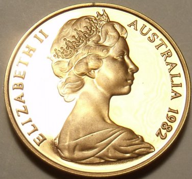 Cameo Proof Australia 1982 Cent~Ringed Tailed Opossum~100,000 Minted~Free Ship