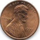 United States Unc 1977-P Lincoln Memorial Cent~Free Shipping
