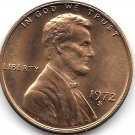 United States Unc 1972-S Lincoln Memorial Cent~Free Shipping United States Unc 1972-S Lincoln Memorial Cent~Free Shipping