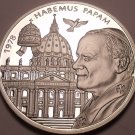 Rare 50mm Silver Proof Malta 2004 200 Liras~2,988 Minted~WE HAVE A POPE!~Free Sh