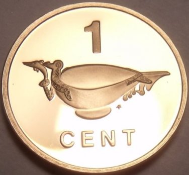 Rare Cameo Proof Solomon Islands 1982 F.A.O. Issue Cent~1,368 Minted~Free Ship