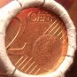 Gem Unc Original Roll (50) Belgium 2000 2 Euro Cents~New Millenium~Brussels~Fr/S