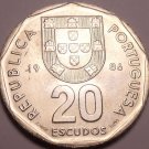 Gem Unc Portugal 1986 20 Escudos~1st Year Ever Minted~Free Shipping