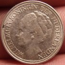 Au Silver Netherlands 1939 25 Cents~Wilhelmina I~Free Shipping