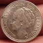 Au Silver Netherlands 1939 25 Cents~Wilhelmina I~Free Shipping
