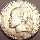 Unc Silver Liberia 1960 10 Cents~1st Year Ever This Type~Free Shipping Unc Silver Liberia 1960 10 Cents~1st Year Ever This Type~Free Shipping
