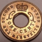 Unc East Africa 1956 Cent~Tusks~Free Shipping*