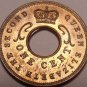 Unc East Africa 1956 Cent~Tusks~Free Shipping*