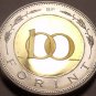 Rare Bi-Metal Proof Hungary 2008-BP 100 Forint~Only 4,000 Minted In Budapest~F/S