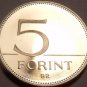 Rare Proof Hungary 2008-BP 5 Forint~Only 4,000 Minted~Great White Egrat~Free Shi