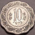 Gem Unc India 1972-B 10 Paise~Asoka Lion Pedestal~Free Shipping*