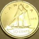 Huge Proof Canada 1970 10 Cents~We Have Canadian Coins~Free Shipping