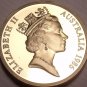 Cameo Proof Australia 1986 Dollar~67,000 Minted~International Year Of Peace~Fr/S