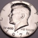 United States Unc 1974-D Kennedy Half Dollar~Free Shipping United States Unc 1974-D Kennedy Half Dollar~Free Shipping