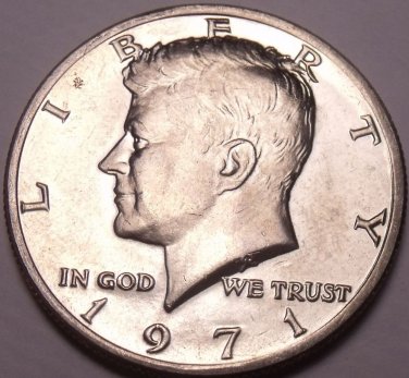 United States Unc 1971-P Kennedy Half Dollar~Free Shipping
