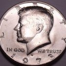 United States Unc 1973-D Kennedy Half Dollar~Free Shipping United States Unc 1973-D Kennedy Half Dollar~Free Shipping