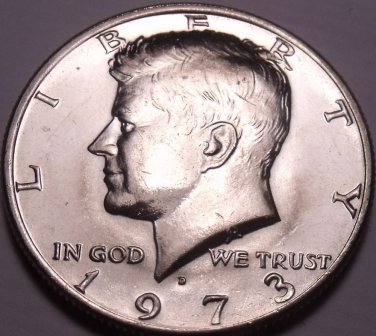 United States Unc 1973-D Kennedy Half Dollar~Free Shipping