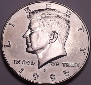 United States Unc 1995-D Kennedy Half Dollar~Free Shipping
