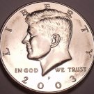 United States Unc 2003-P Kennedy Half Dollar~Free Shipping United States Unc 2003-P Kennedy Half Dollar~Free Shipping