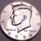 United States Unc 1998-D Kennedy Half Dollar~Free Shipping United States Unc 1998-D Kennedy Half Dollar~Free Shipping
