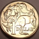 Gem Unc Australia 1984 Dollar~Mob Of Roo's~1st Year Ever Minted~Free Shipping
