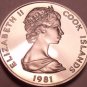 Rare Proof Cook Islands 1981 20 Cents~Wedding Of Prince Charles And Lady Di~Fr/S