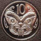 Rare Cameo Proof New Zealand 1992 10 Cents~9,000 Minted~Maori Mask~Free Ship Rare Cameo Proof New Zealand 1992 10 Cents~9,000 Minted~Maori Mask~Free Ship