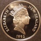 Rare Cameo Proof New Zealand 1992 50 Cents~Only 9,000 Minted~HMS Endeavour~Fr/S Rare Cameo Proof New Zealand 1992 50 Cents~Only 9,000 Minted~HMS Endeavour~Fr/S