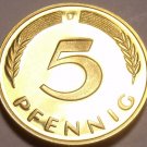 Gem Cameo Proof Germany 1975-D 5 Pfennig~Minted In Munich~43k Minted~Free Shi