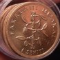 Gem Unc Roll (50) Tonga 1996 Seniti Coins~World Food Day~Ear Of Corn~Vanilla~F/S