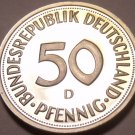 Gem Cameo Proof Germany 1975-D 50 Pfennig~Women Planting An Oak Seedling~Free Sh