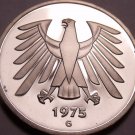 Gem Cameo Proof Germany 1975-G 5 Marks~Eagle With 14 Feathers~43k Minted~Free Sh Gem Cameo Proof Germany 1975-G 5 Marks~Eagle With 14 Feathers~43k Minted~Free Sh