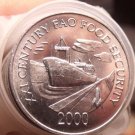 Gem Unc Roll (40 Coins) Panama 2000 F.A.O Issue 1 Centesimo~Panama Canal~Free Sh