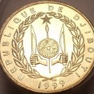 Exremely Rare Gem Unc Djibouti 1999-A 10 Francs~Only 1,800 Minted~Free Shipping