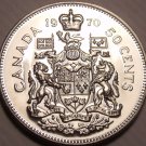 Proof Canada 1970 50 Cents~645,869 Minted~We Have Canadian Coins~Free Shipping Proof Canada 1970 50 Cents~645,869 Minted~We Have Canadian Coins~Free Shipping